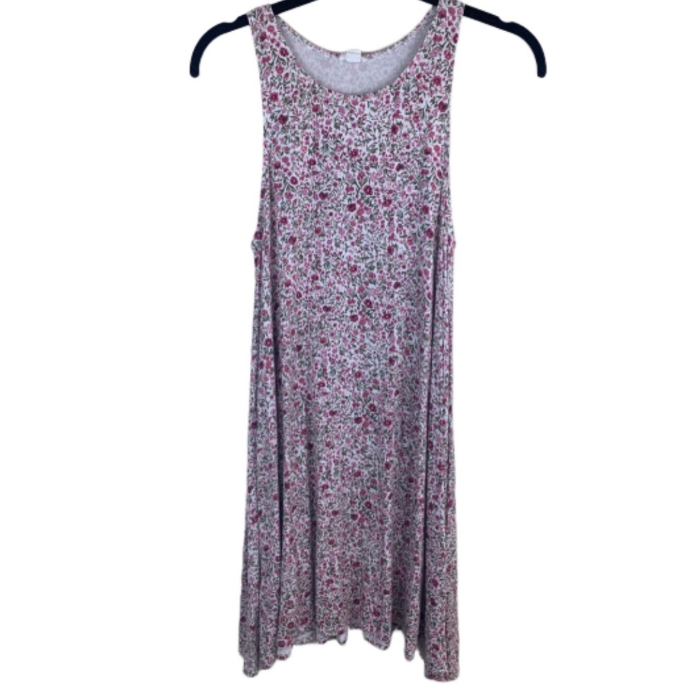 Garage high neck floral sleeveless sundress